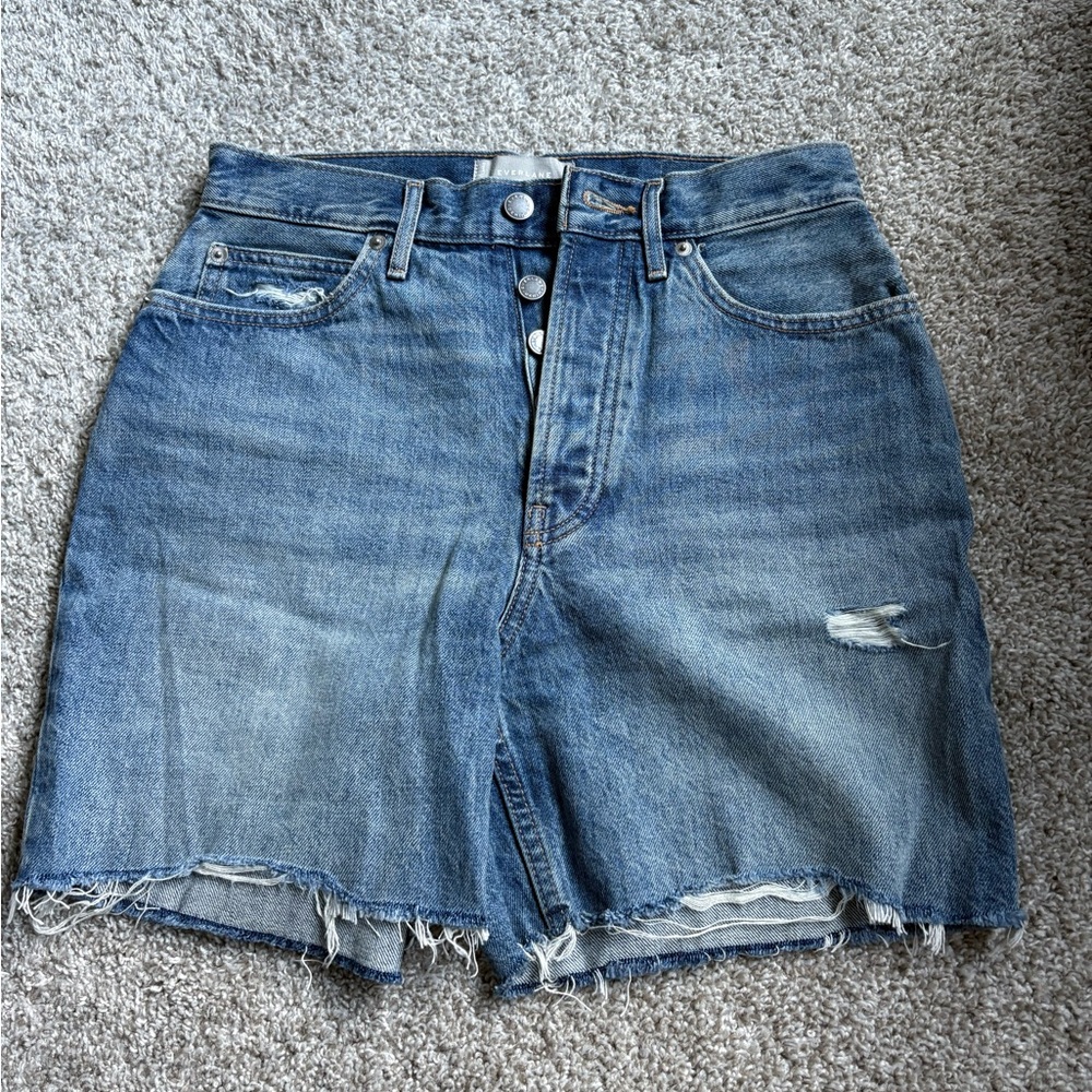 Everlane Organic Cotton Denim Shorts